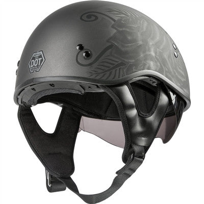 GMAX 2019 GM-65 Devotion Half Helmet - Matte Black/Silver