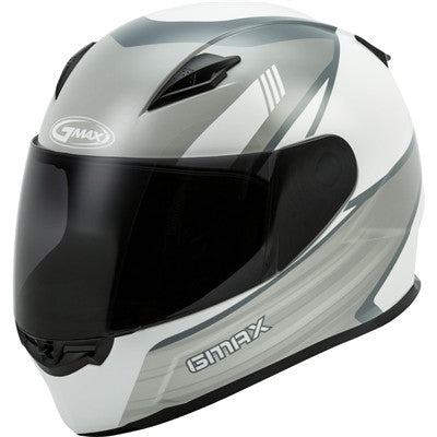 GMAX 2019 FF-49 Deflect Full Face Helmet - White/Grey