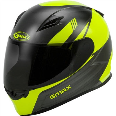 GMAX 2019 FF-49 Deflect Full Face Helmet - Hi-Vis/Grey