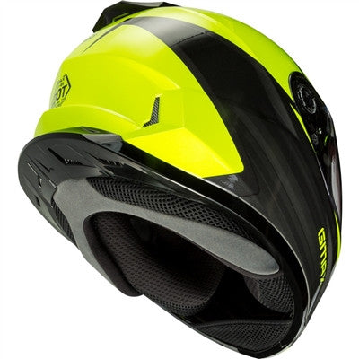 GMAX 2019 FF-49 Deflect Full Face Helmet - Hi-Vis/Grey