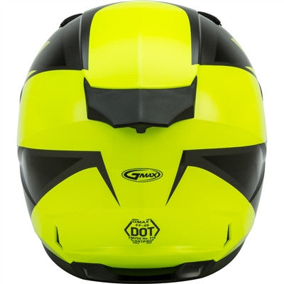 GMAX 2019 FF-49 Deflect Full Face Helmet - Hi-Vis/Grey