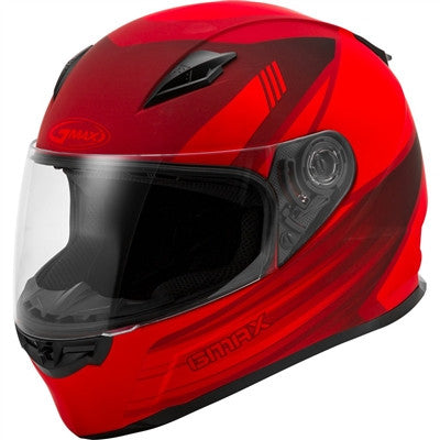 GMAX 2019 FF-49 Deflect Full Face Helmet - Matte Red/Black