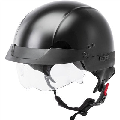 GMAX HH-75 Half Helmet - Black