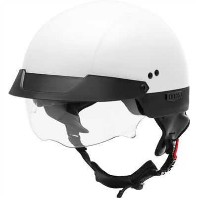 GMAX HH-75 Half Helmet - Full Dressed Twin White