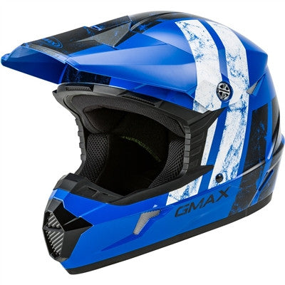 GMAX 2020 MX-46 Off-Road Dominant Helmet - Blue/Black/White