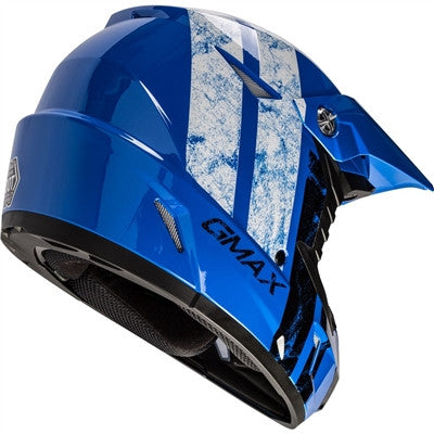 GMAX 2020 MX-46 Off-Road Dominant Helmet - Blue/Black/White