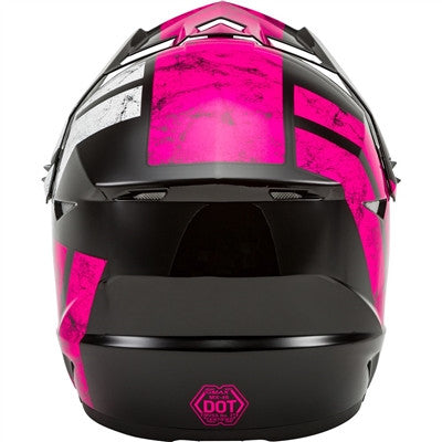 GMAX 2020 Youth MX-46Y Off-Road Dominant Helmet - Black/Pink/White