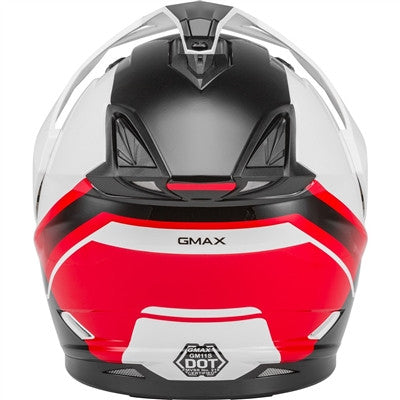 GMAX 2020 GM-11 Dual-Sport Scud Helmet - Black/White/Red