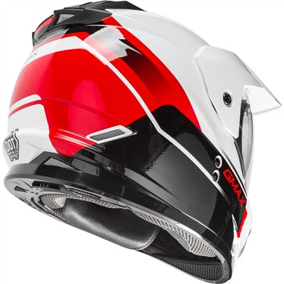 GMAX 2020 GM-11 Dual-Sport Scud Helmet - Black/White/Red