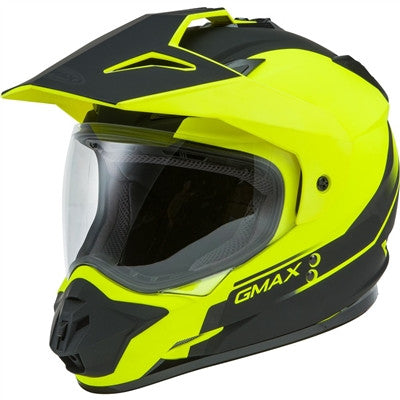 GMAX 2020 GM-11 Dual-Sport Scud Helmet - Matte Hi-Vis/Black