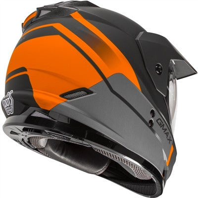 GMAX 2020 GM-11 Dual-Sport Scud Helmet - Matte Black/Orange/Grey