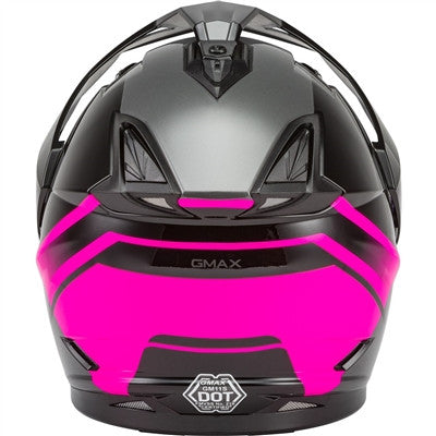 GMAX 2020 Womens GM-11 Dual-Sport Scud Helmet - Black/Pink/Grey