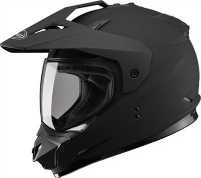GMAX 2019 GM11D Dual Sport Graphics Solids Full Face Street Helmet - Flat Black