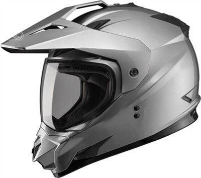 GMAX 2019 GM11D Dual Sport Graphics Solids Full Face Street Helmet - Titanium