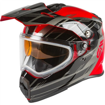 GMAX AT-21S Adventure Epic Snow Helmet - Red/Black/Silver
