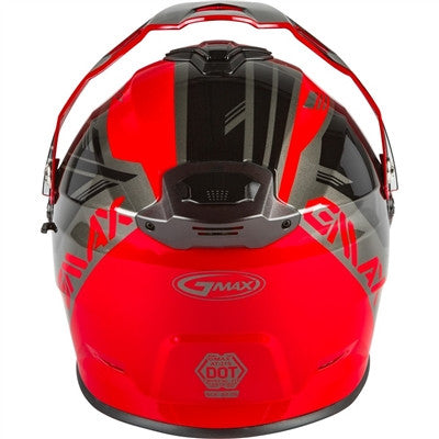 GMAX AT-21S Adventure Epic Snow Helmet - Red/Black/Silver