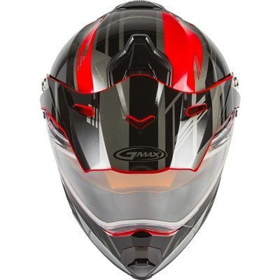 GMAX AT-21S Adventure Epic Snow Helmet - Red/Black/Silver