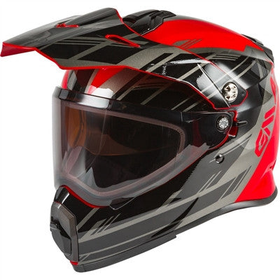 GMAX AT-21S Adventure Epic Snow Helmet - Red/Black/Silver