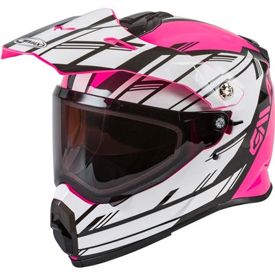 GMAX AT-21S Adventure Epic Snow Helmet - Pink/White/Black