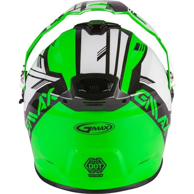 GMAX AT-21S Adventure Epic Snow Helmet - Green/White/Black