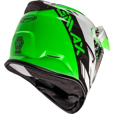 GMAX AT-21S Adventure Epic Snow Helmet - Green/White/Black