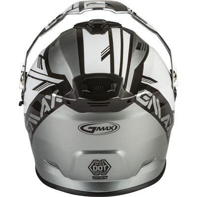 GMAX AT-21S Adventure Epic Snow Helmet - Silver/White/Black