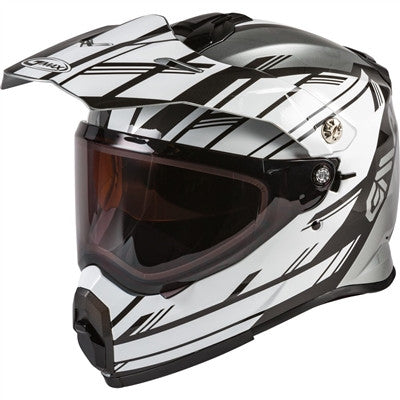 GMAX AT-21S Adventure Epic Snow Helmet - Silver/White/Black