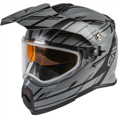 GMAX AT-21S Adventure Epic Snow Helmet - Matte Grey/Black
