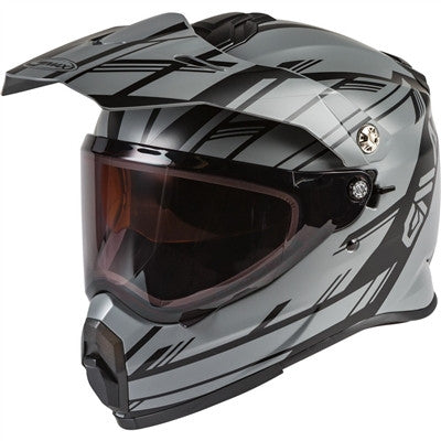 GMAX AT-21S Adventure Epic Snow Helmet - Matte Grey/Black