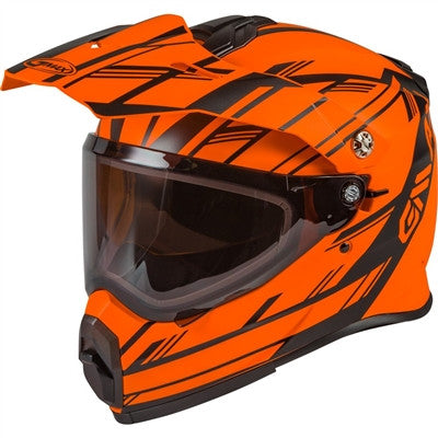 GMAX AT-21S Adventure Epic Snow Helmet - Matte Neon Orange/Black