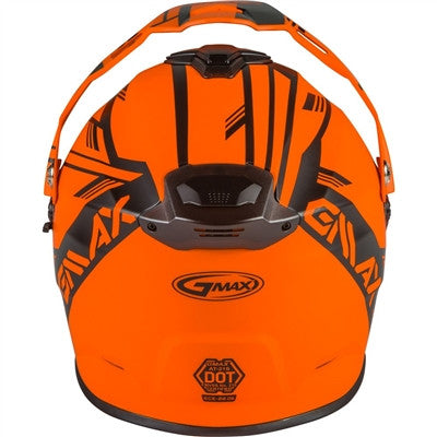 GMAX AT-21S Adventure Epic Snow Helmet - Matte Neon Orange/Black