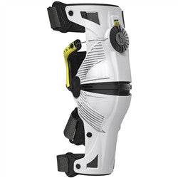 Mobius X8 Knee Braces - White/Acid Yellow