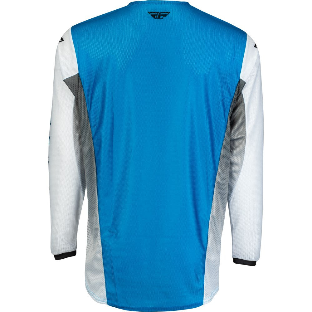 FLY Racing 2024 Kinetic Mesh Kore Jersey Pant Combo - Blue/White/Hi-Vis