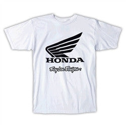 Troy Lee Designs 2016 Youth Honda Wing Tee - White/Black
