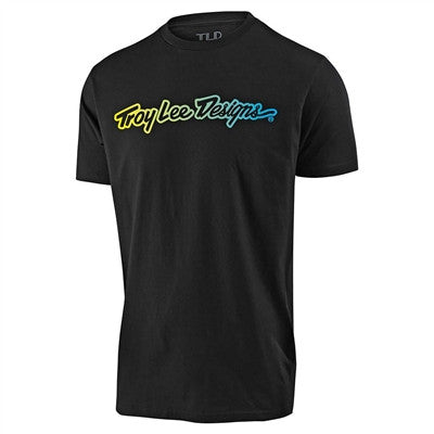 Troy Lee Designs Youth Signature Tee - Black