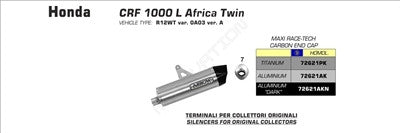 Arrow Race-Tech Exhaust - Honda CRF1000L Africa Twin