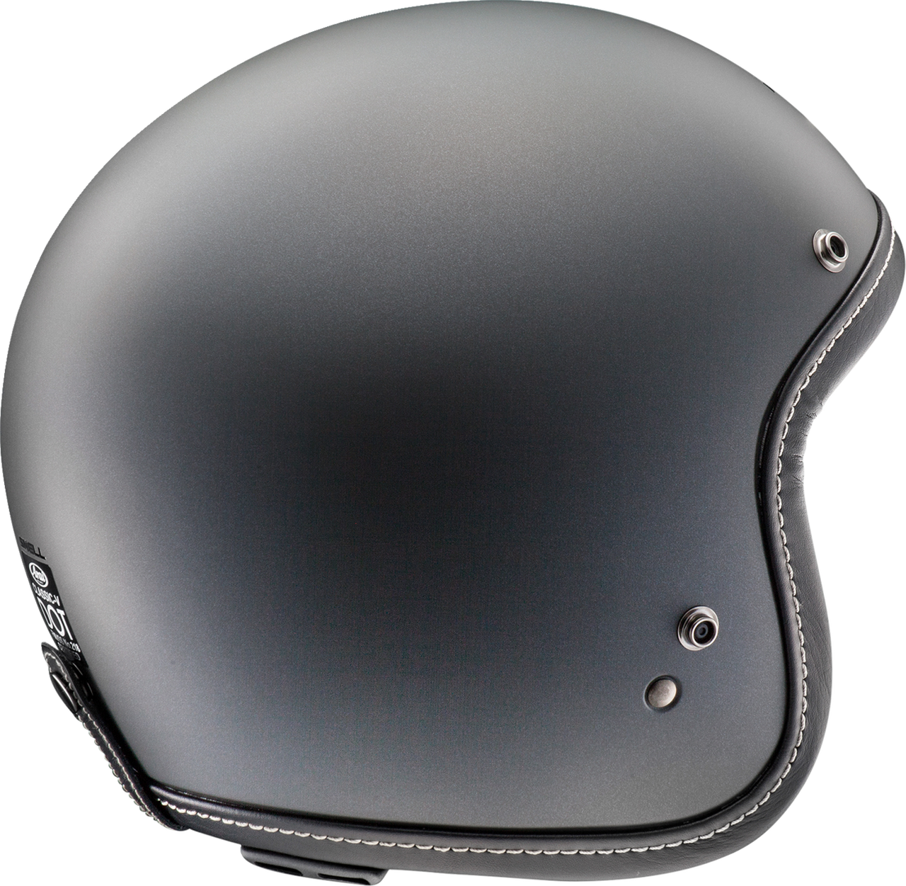 Arai Classic-V Solid Open-Face Motorcycle Helmet Gun Metallic Frost