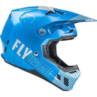 FLY Racing 2021 Youth Formula CC Primary Offroad Helmet - Blue/Grey - Youth Large