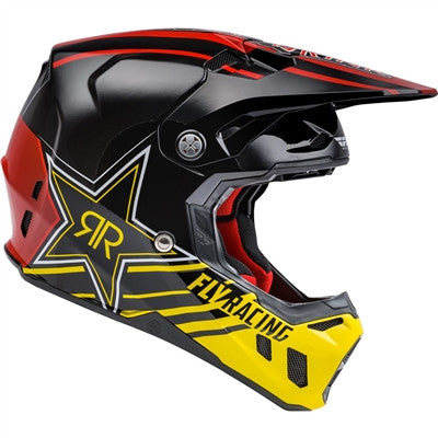 FLY Racing 2021 Formua CC Rockstar Offroad Helmet - Black/Red/Yellow