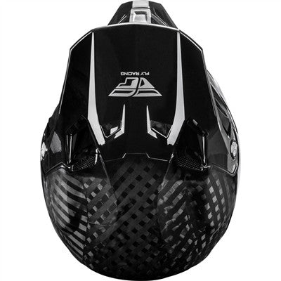FLY Racing 2020 Youth Solid Formula with AIS Helmet - Black Carbon