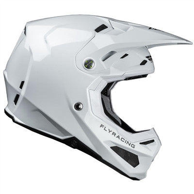 FLY Racing 2020 Solid Formula with AIS Helmet - White
