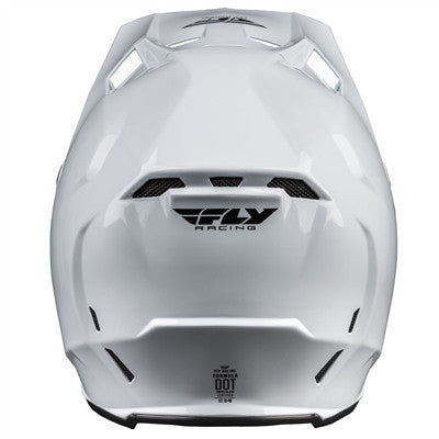 FLY Racing 2020 Solid Formula with AIS Helmet - White