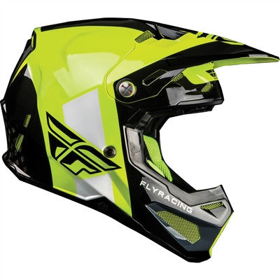 FLY Racing 2020 Origin Formula with AIS Helmet - Black/Hi-Vis