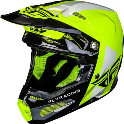 FLY Racing 2020 Origin Formula with AIS Helmet - Black/Hi-Vis