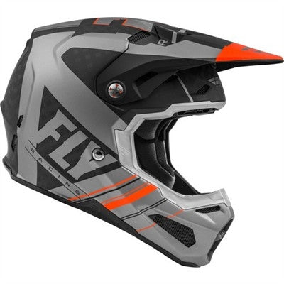 FLY Racing 2020 Youth Formula Carbon Vector Helmet - Matte Orange/Grey/Black