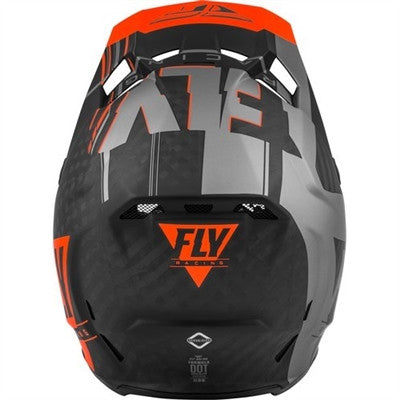 FLY Racing 2020 Youth Formula Carbon Vector Helmet - Matte Orange/Grey/Black