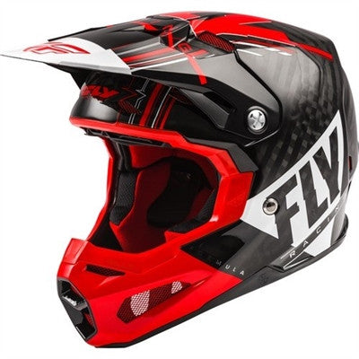 FLY Racing 2020 Formula Carbon Vector Helmet - Red/White/Black