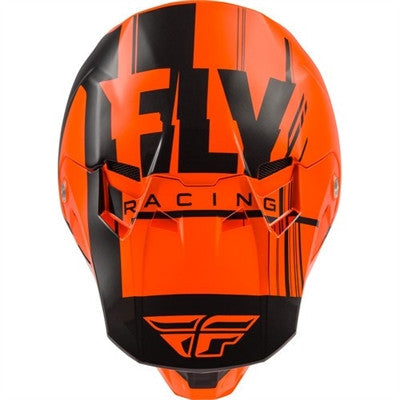 FLY Racing 2020 Formula Carbon Vector Cold Weather Helmet - Neon Orange/Charcoal