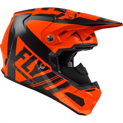 FLY Racing 2020 Formula Carbon Vector Cold Weather Helmet - Neon Orange/Charcoal