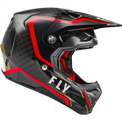 FLY Racing 2021 Formula Carbon Axon Offroad Helmet - Black/Red/Gold